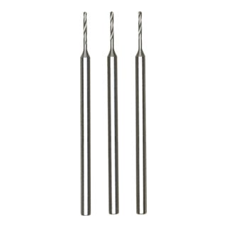 Proxxon Micro-mèche hélicoïdale (acier HSS), 0,8 mm, 3 pièces