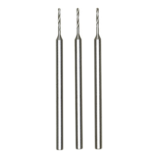 Proxxon Micro-punte a spirale (acciaio HSS), 0,8 mm, 3 pezzi