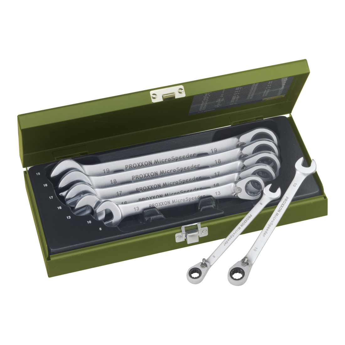 Proxxon MicroSpeeder set, 7-delig, 8 tot 19 mm