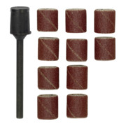 Proxxon Nastri abrasivi Ø 10 mm, 10 pezzi grana 150, con cilindro abrasivo-1