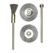 Proxxon Pinselborstels, staal, 8 mm, 2 stuks-1
