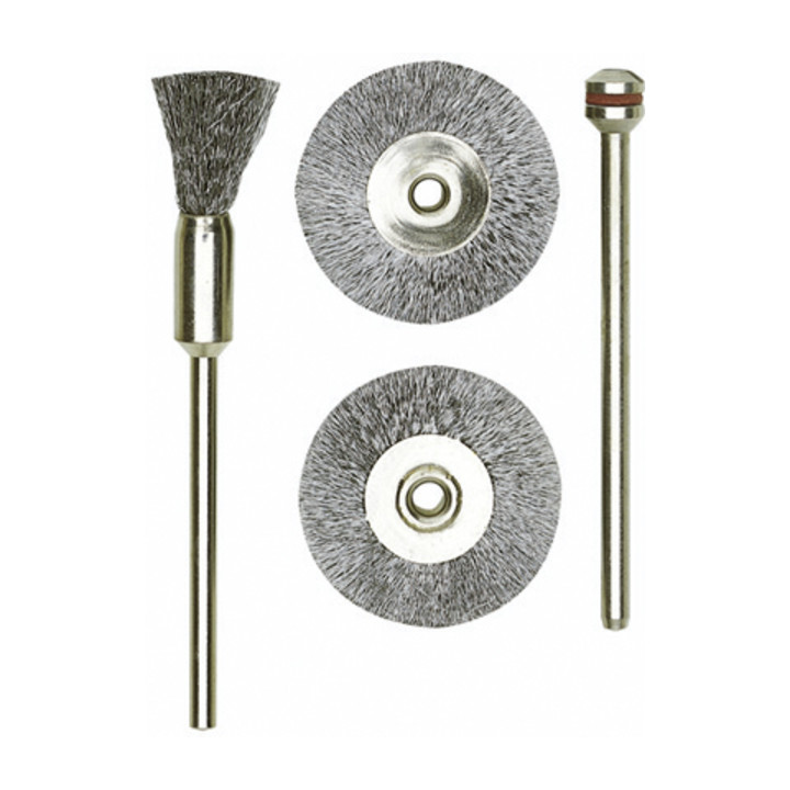 Proxxon Pinselborstels, staal, 8 mm, 2 stuks