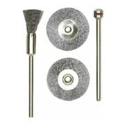Proxxon Pinselbürsten, Stahl, 8 mm, 2 Stück-1