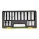 Proxxon Set di chiavi a bussola con foro profondo, 1/4" + 1/2", 20pz.-1
