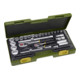 Proxxon Set di chiavi a bussola da 1/4" e 1/2", 65pz,. 4-34mm a intaglio/PH/PZD/TX/6 KT-1