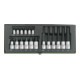 Proxxon Set di chiavi a bussola "Hex", 1/4" + 1/2", 18pz.-1