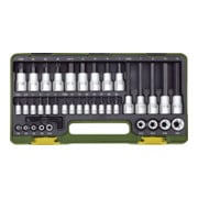 Proxxon Set di chiavi a bussola "HEX" + "TX", 1/2" + 1/4", 42pz.