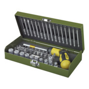 Proxxon Set di viti, con cacciavite a cricchetto pieghevole, 54pz.