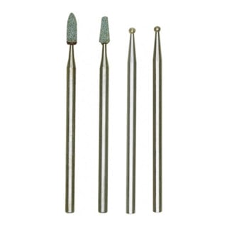 Proxxon Set d’outils pour travail du verre, 4 pièces