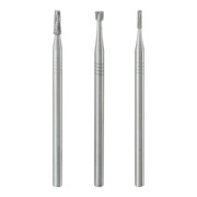 Proxxon Set frese in metallo duro, cilindro, cono, rullo, 3 pezzi-1