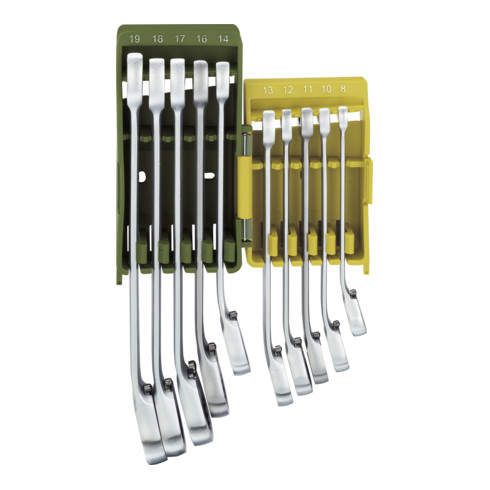 Proxxon Set MicroSpeeder in supporto pieghevole, 8-19mm, 10pz.