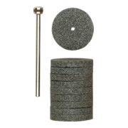 Proxxon Siliciumcarbide slijpschijven, 22 mm, 10 stuks met houder-1