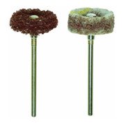 Proxxon Spazzole abrasive in nylon non tessuto, 1 pezzo grosso e 1 fine-1