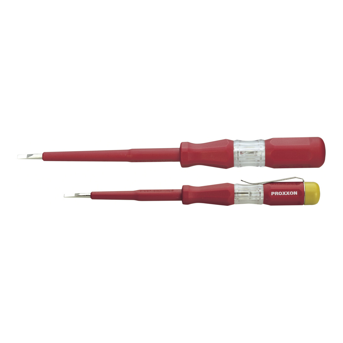 Proxxon Testeur de tension selon VDE 0680, lame 0,5 x 3,5 mm