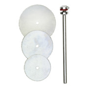 Proxxon Zaagbladen, elk 1 stuk 16, 19, 22 mm + 1 houder-1