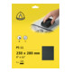 PS 11 A Feuilles abrasives étanche Klingspor 230 x 280 mm Grain 240, SB-emballé avec onglet-1