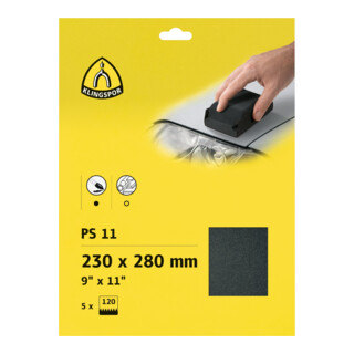 Klingspor Bande abrasive PS 11 A courbe imperméable, 230 × 280 mm