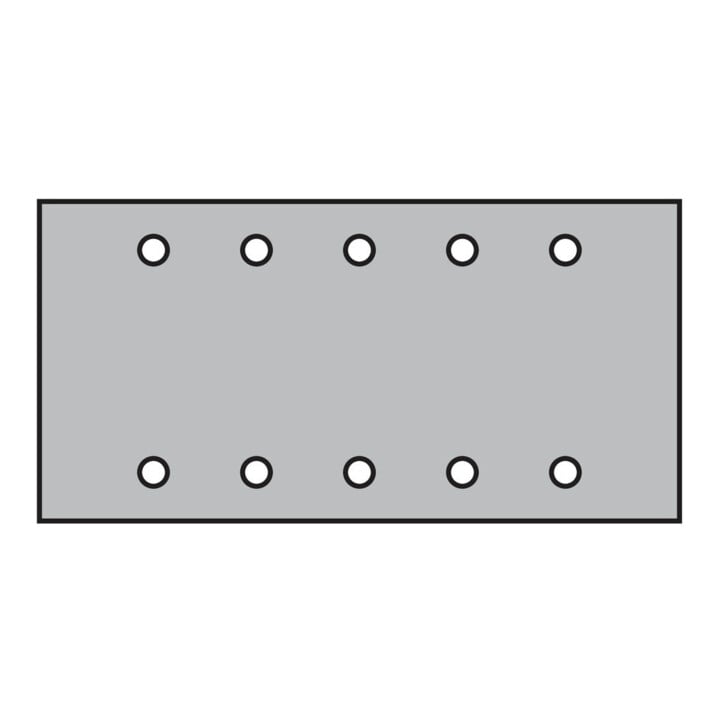 PS 33 CK Bandes abrasives auto-agrippantes Klingspor 115 x 230 mm Grain 120 perforation façon GL15