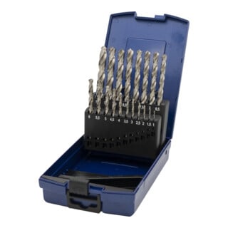 PTG RATIOLINE Forets hélicoïdaux HSS-G en coffret plastique 19 pcs