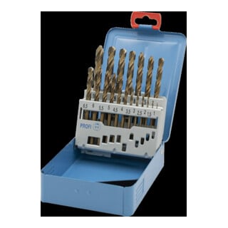 PTG RATIOLINE Jeu de forets hélicoïdaux D338N 1-10,0mm HSSCo 19 pcs