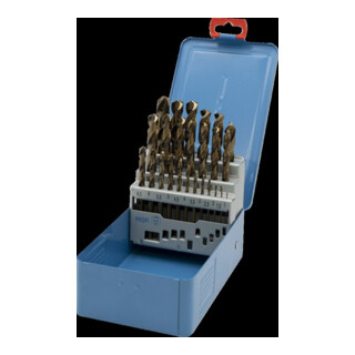 PTG RATIOLINE Spiralbohrer-Satz D338N gesch. 1-13,0mm HSSCo 25tlg.