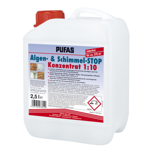 Pufas Algen- und Schimmel-STOP - Konzentrat 2,5 l