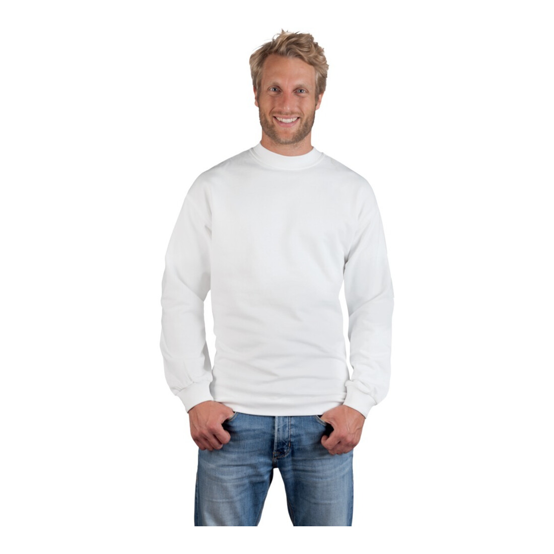 Men's Sweater 80/20 blanc