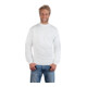 Pull homme 80/20 Gr.XL blanc 80% coton, 20% polyester, 280g/m