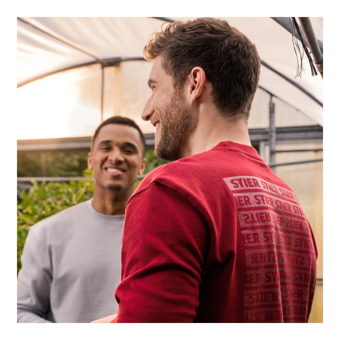 Pull STIER Crew Sweat Style Print organic cotton