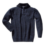 Elutex Troyer-Pullover Föhr schwarz/blau-meliert-3