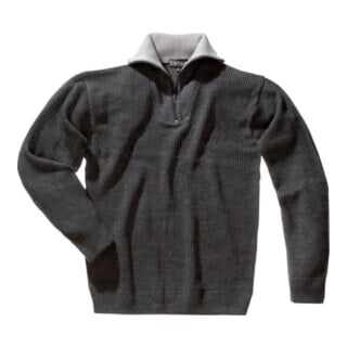 Elutex Troyer-Pullover Sylt dunkelgrau-meliert
