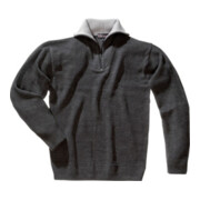 Elutex Troyer-Pullover Sylt dunkelgrau-meliert