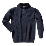 Elutex Troyer-Pullover Föhr schwarz/blau-meliert-3