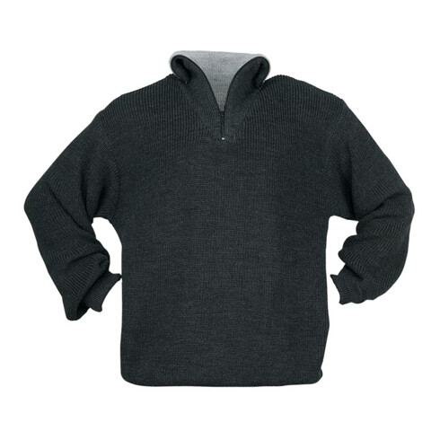 Elutex Troyer-Pullover Sylt dunkelgrau-meliert