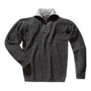 Elutex Troyer-Pullover Sylt dunkelgrau-meliert