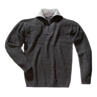 Pull Elutex Troyer Sylt gris foncé moucheté gris foncé