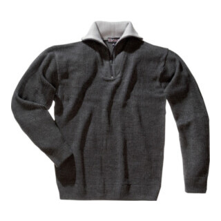 Pull Elutex Troyer Sylt gris foncé moucheté gris foncé