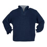 Pull Elutex Troyer avec fermeture éclair col bleu