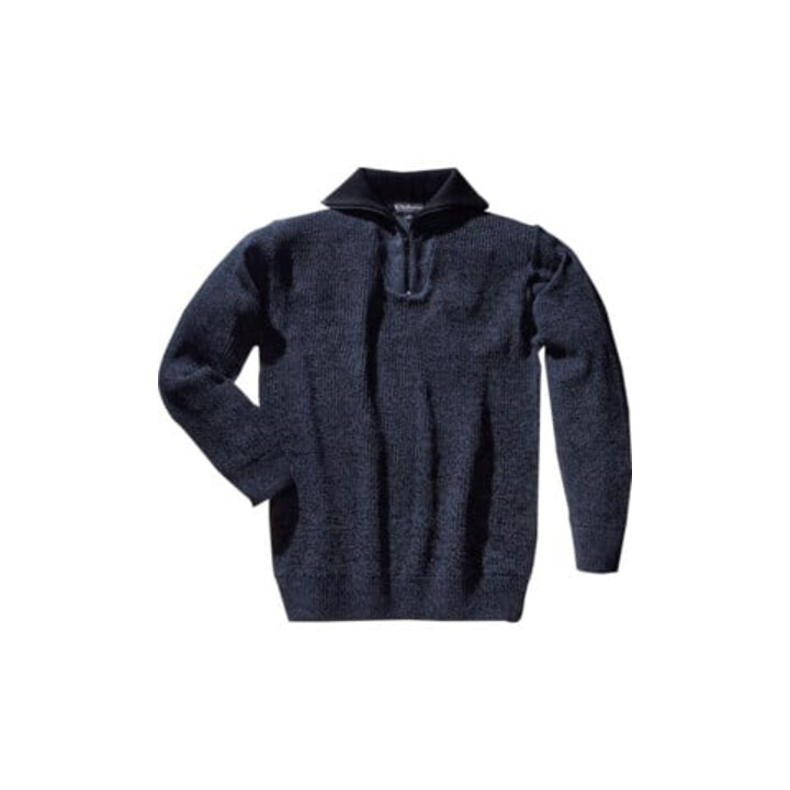Pullover taille XL noir/bleu moucheté 100 % PES