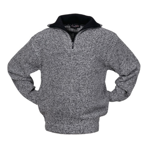 Pull Elutex Troyer Norderney noir/blanc tacheté