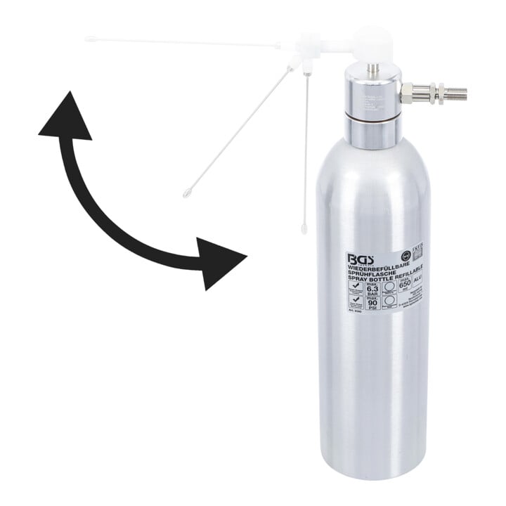 Pulvérisateur à air comprimé en aluminium 650 ml BGS