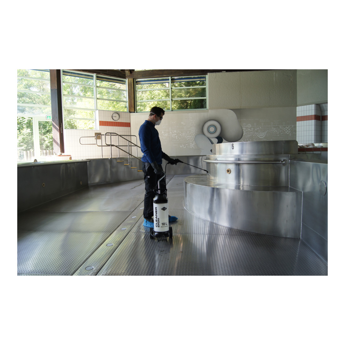 Pulvérisateur sous pression MESTO 3270PE, 10 litres, joints EPDM