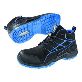 PUMA Bottes 634200, ESD, S3, T47, noir/bleu