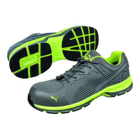 PUMA Chaussure basse 643880 S1P ESD gris/vert citron T40