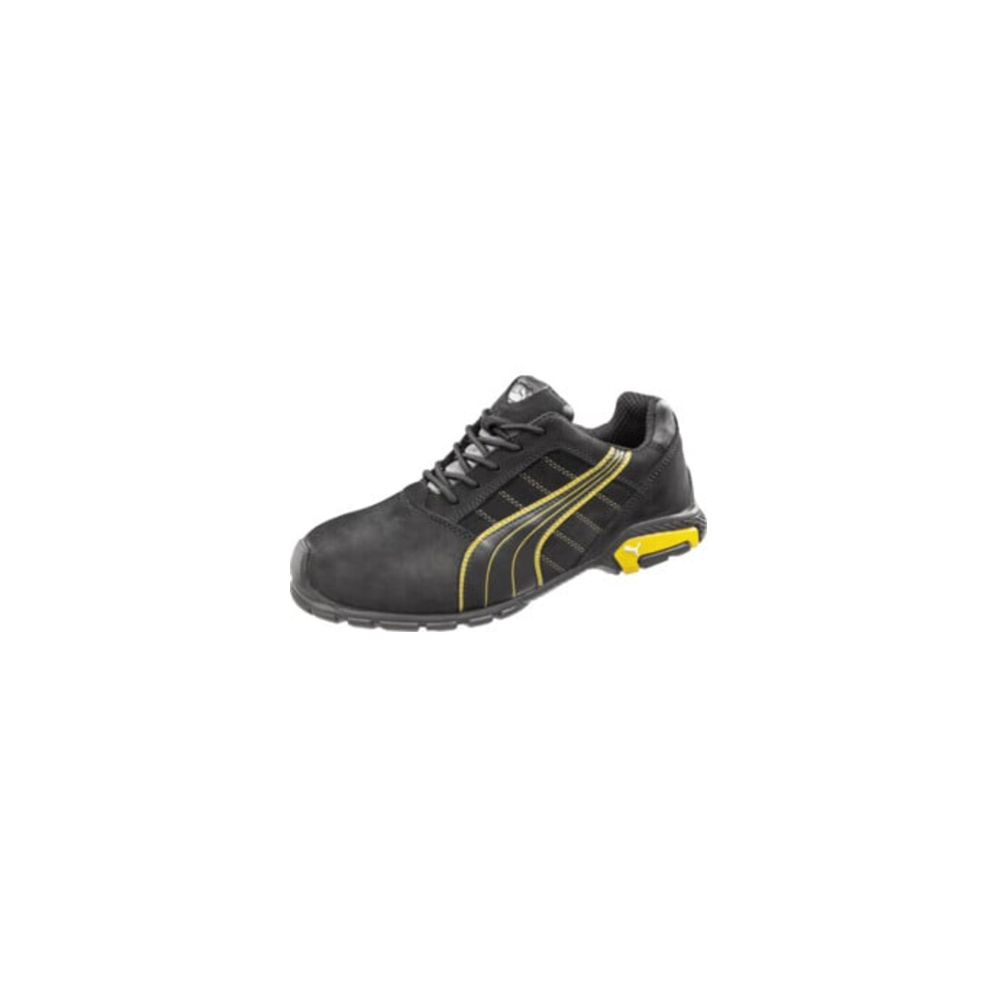 Chaussures de sécurité Puma 642710 Amsterdam Low, S3 SRC noir/jaune