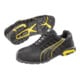PUMA Chaussure de sécurité Ams.Low taille 47 noir/jaune cuir S3 SRC EN20345
