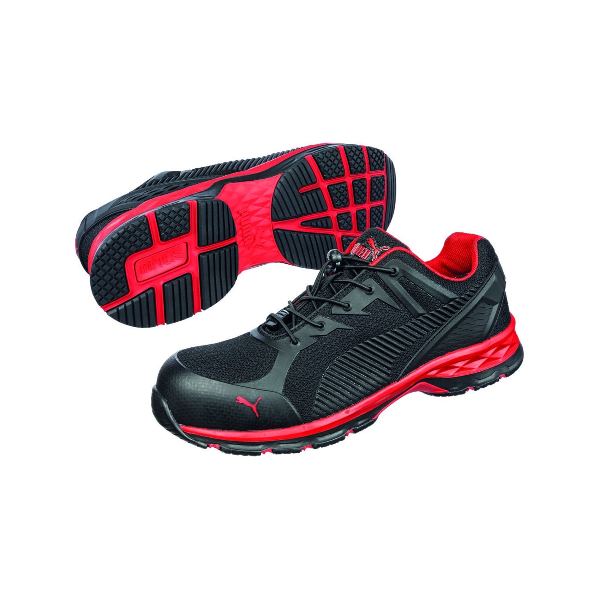 PUMA Halbschuh 643890 S1P ESD schwarz/rot Gr. 40