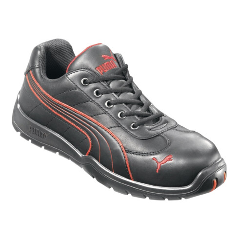Puma Sicherheitsschuhe Daytona Low, EN20345 S3 HRO SRC schwarz/rot