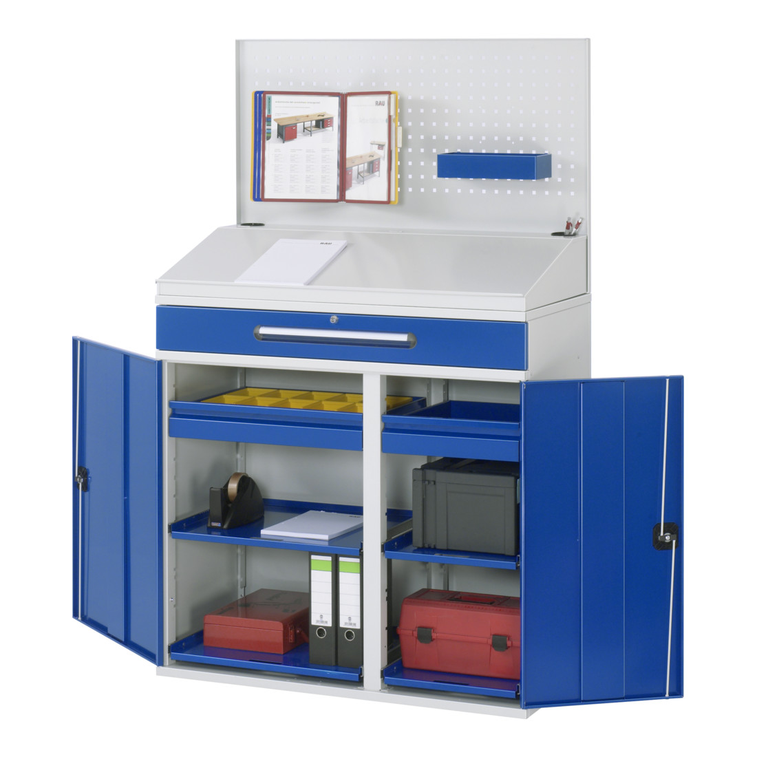 Pupitre debout d'appoint Rau - Modèle 04 l x p x h 1100x520x1110/1220/1770mm