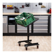 Pupitre roulant STIER, capacité de charge 50 kg, réglable en hauteur 740 à 990 mm-2